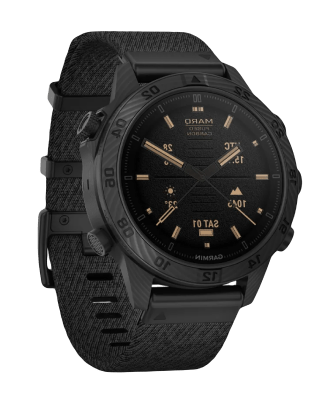 black wristwatch